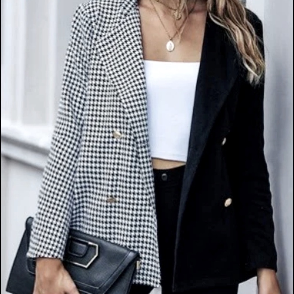 Houndstooth Blazer